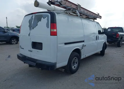 2011 Chevrolet Express 2500 Work Van from USA, damaged, VIN 1GCWGFCA1B1109920